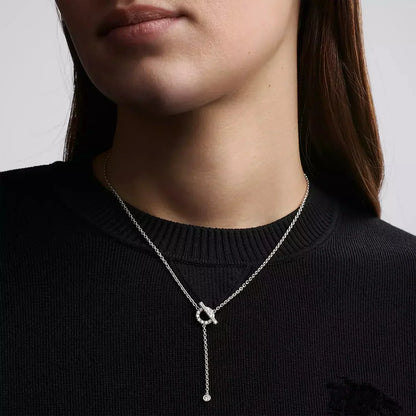 [Kismet Jewels ]FINESSE SILVER DIAMOND NECKLACE