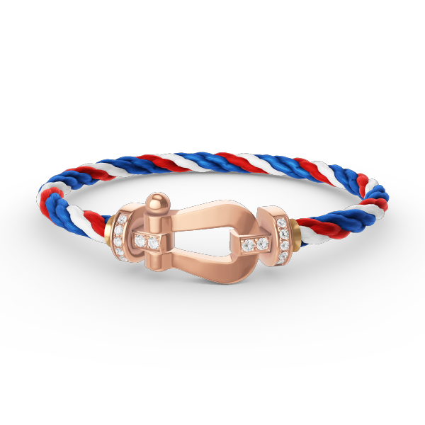 [Kismet Jewels ]FORCE LARGE HORSESHOE HALF DIAMOND BRACELET ROSE GOLD