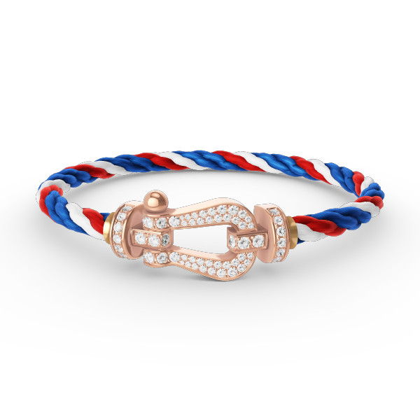 [Kismet Jewels ]FORCE LARGE HORSESHOE FULL DIAMOND BRACELET ROSE GOLD