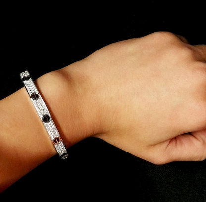 [Kismet Jewels ]LOVE BRACELET 6.1MM DIAMOND-PAVED CERAMIC