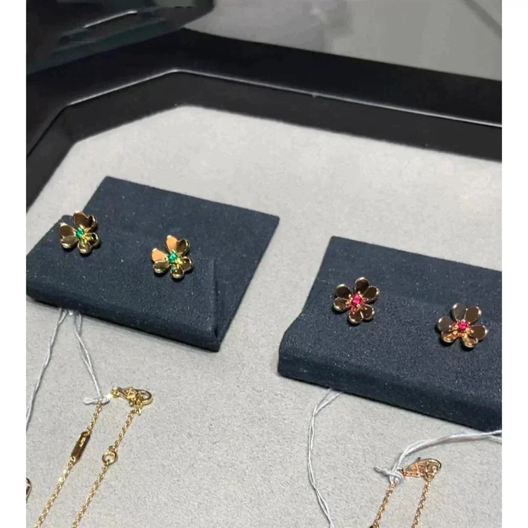 [Kismet Jewels ]FRIVOLE  FLOWER PINK EARRINGS