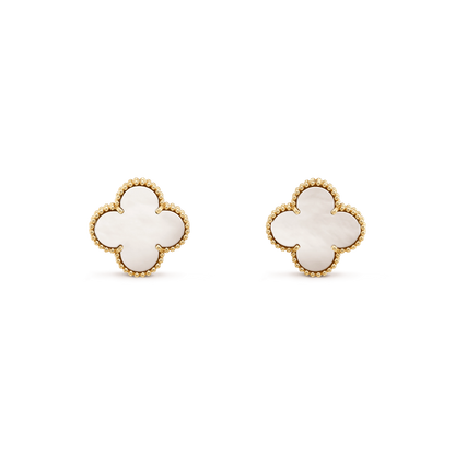 [Kismet Jewels ]CLOVER MINI GOLD EARRINGS