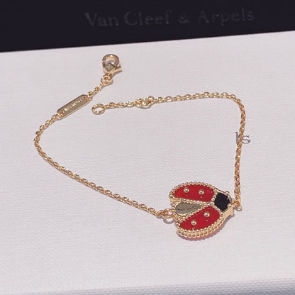 [Kismet Jewels ]LUCKY SPRING 1 MOTIF PINK GOLD BRACELET