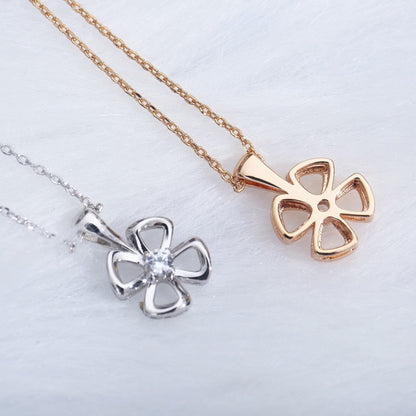 [Kismet Jewels ]FIOREVER NECKLACE DIAMOND CENTER