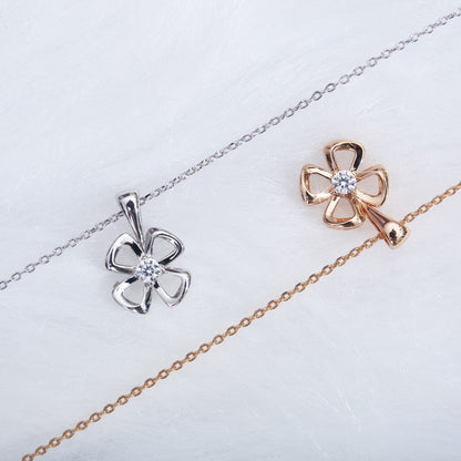 [Kismet Jewels ]FIOREVER NECKLACE DIAMOND CENTER