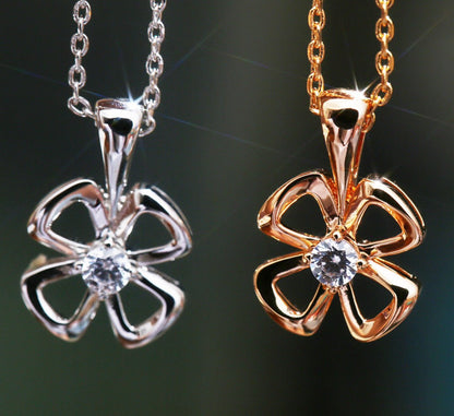 [Kismet Jewels ]FIOREVER NECKLACE DIAMOND CENTER
