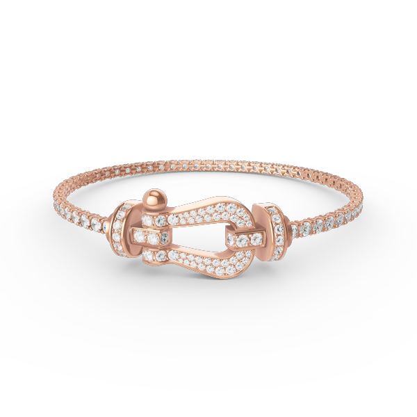 [Kismet Jewels ]FORCE  LARGE HORSESHOE FULL DIAMOND TENNIS BRACELET